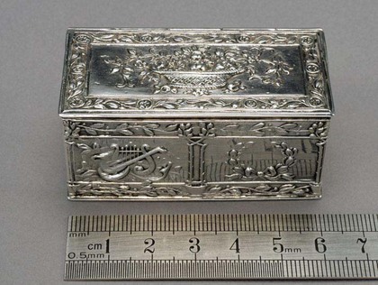 Hanau Silver Box - Pseudo Hallmarks, Gebruder Dingeldein